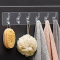 PLASTIC ADHESIVE 6 HOOK STICKER PATTI Bazaar Pakistan