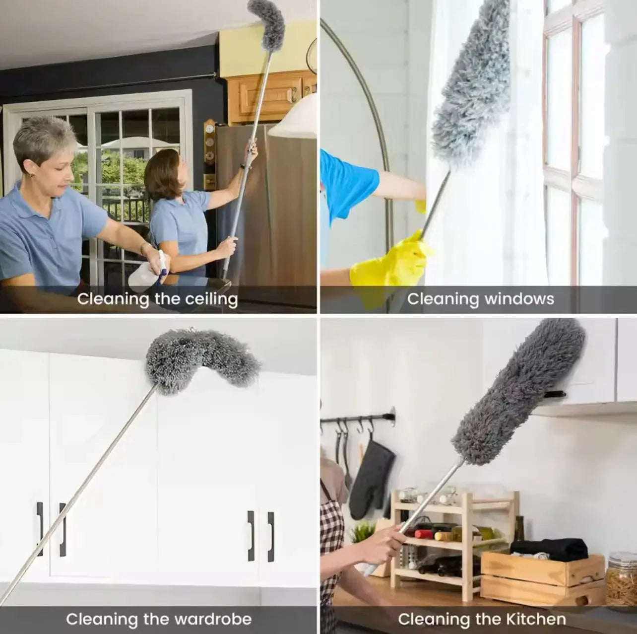 Microfiber Duster  Extension Pole Bazaar Pakistan