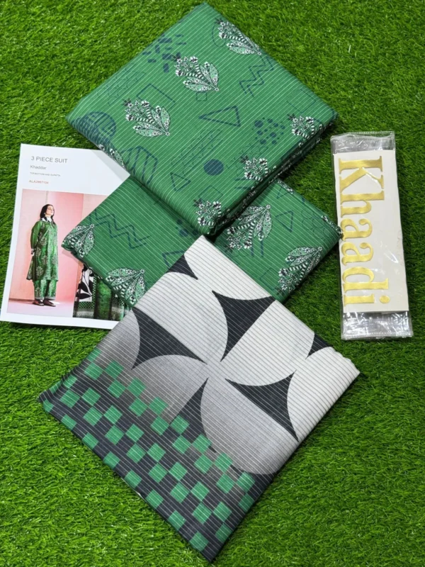 KHAADI All-Over Khaddar 3-Piece Suit - Image 2