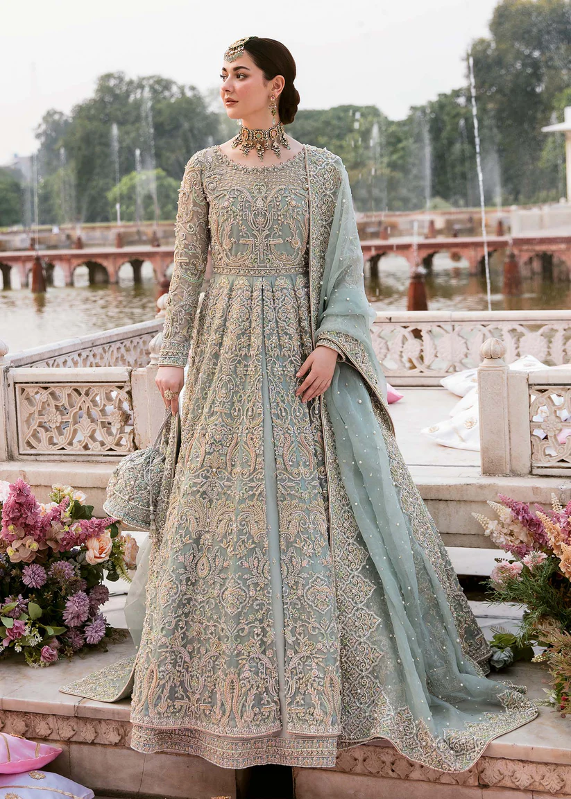 KANWAL MALIK (SALEHA) Formal Wear - Embroidered & Embellished Organza Suit