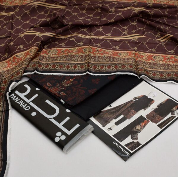 PANJAD BY J. 2025 Digital Printed Lawn Collection - 10-Piece Set - Image 7