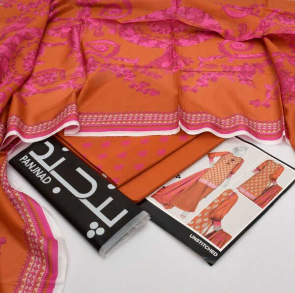 PANJAD BY J. 2025 Digital Printed Lawn Collection - 10-Piece Set - Image 9