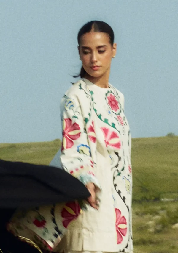 Dhanak Full Heavy Embroidery 3PC Suit - Zara Shahjahan - Image 7