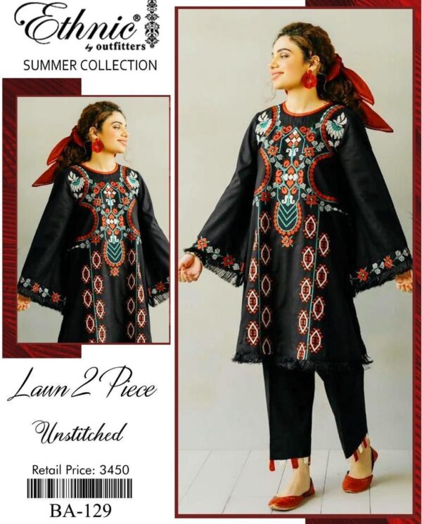 SUMMER COLLECTION – MIX BAMIX 2PC Embroidered Lawn Suit-50+ new designs available! ✨ - Image 16