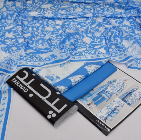 PANJAD BY J. 2025 Digital Printed Lawn Collection - 10-Piece Set - Image 10