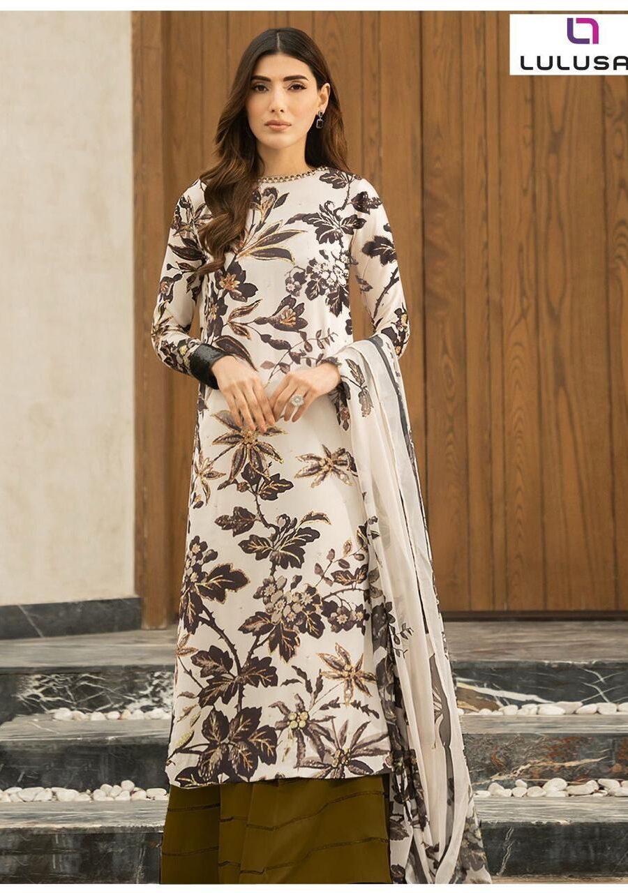 LULUSAR Digital Printed 2-Piece Silk Suit