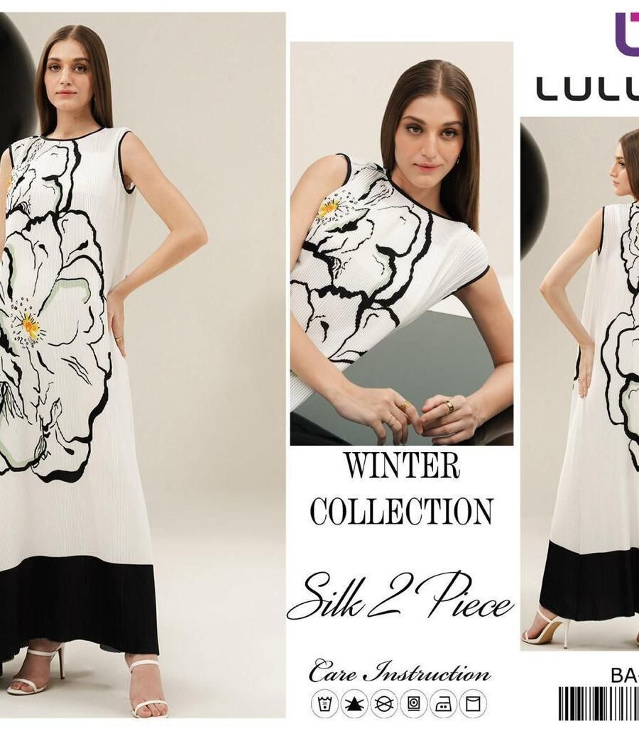 LULUSAR Digital Printed 2-Piece Silk Suit