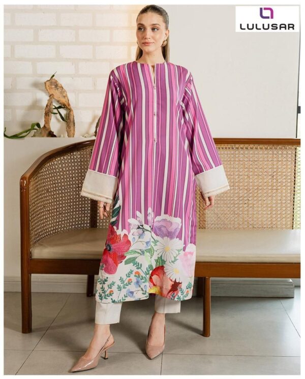 LULUSAR Digital Printed 2-Piece Silk Suit