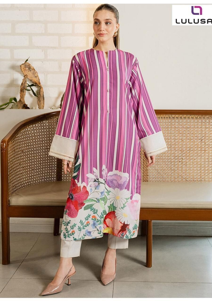 LULUSAR Digital Printed 2-Piece Silk Suit