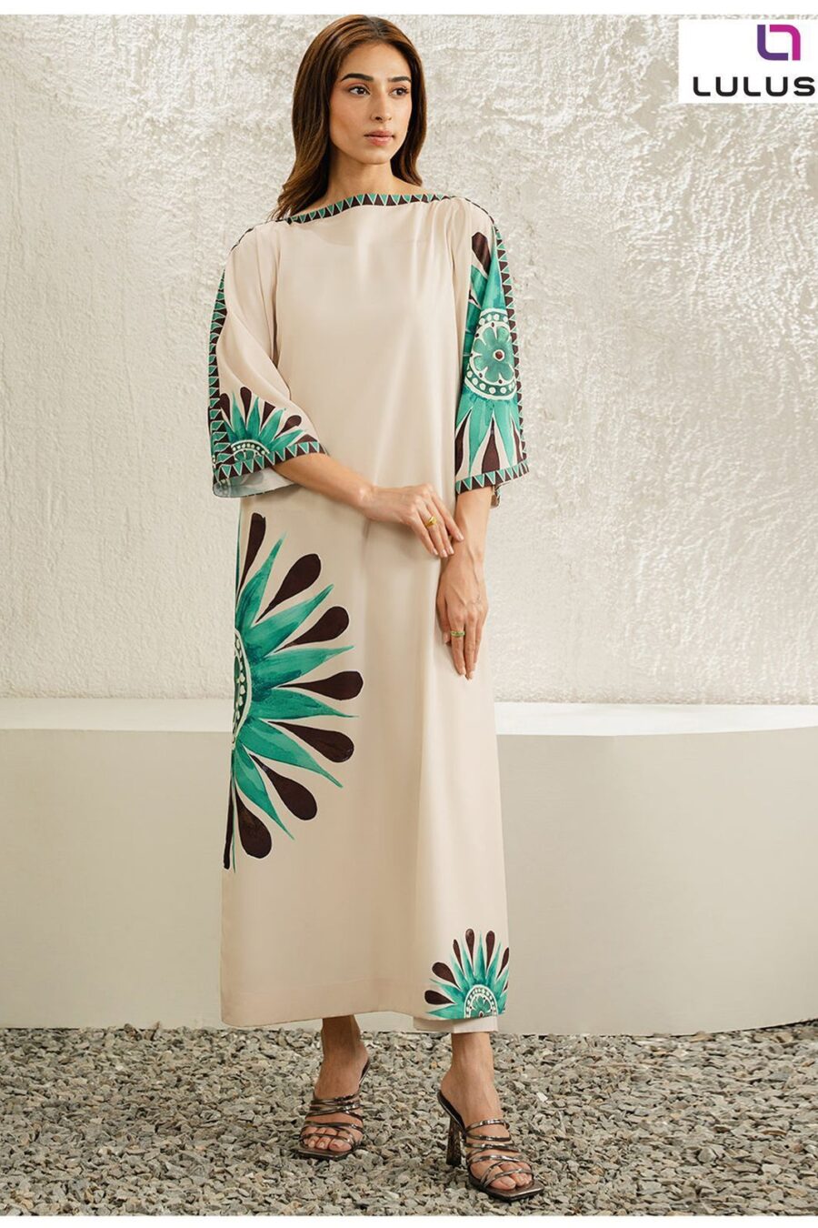 LULUSAR Digital Printed 2-Piece Silk Suit