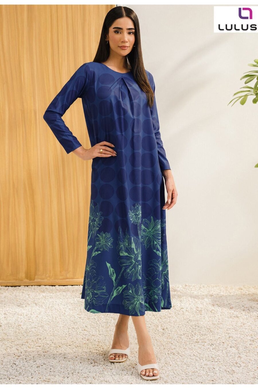 LULUSAR Digital Printed 2-Piece Silk Suit