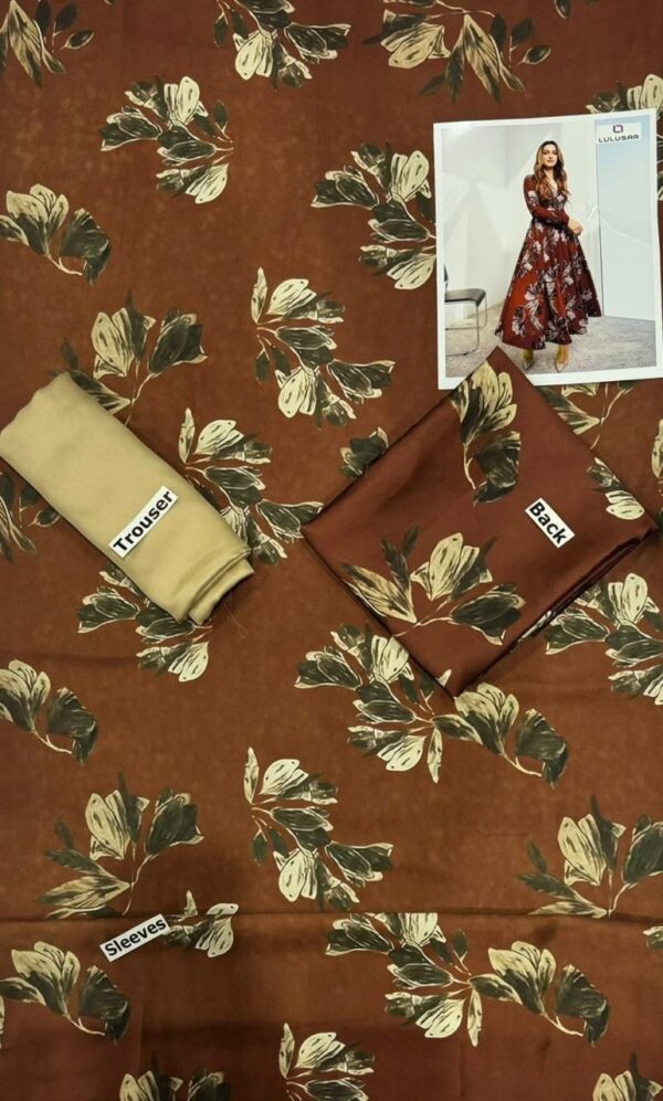 LULUSAR Digital Printed 2-Piece Silk Suit - Image 2