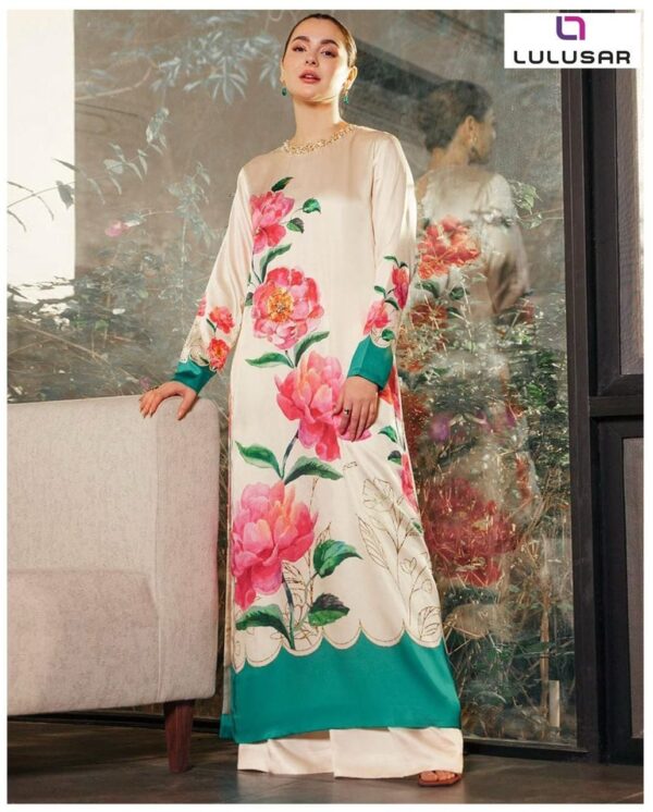 LULUSAR Digital Printed 2-Piece Silk Suit