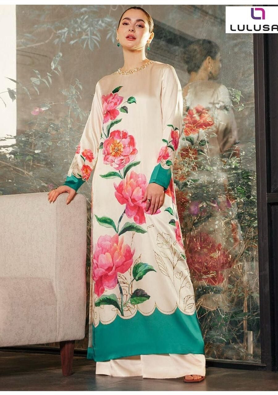 LULUSAR Digital Printed 2-Piece Silk Suit