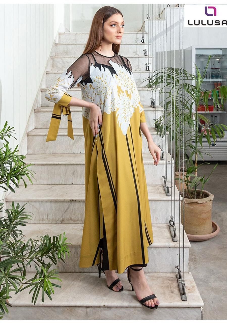 LULUSAR Digital Printed 2-Piece Silk Suit
