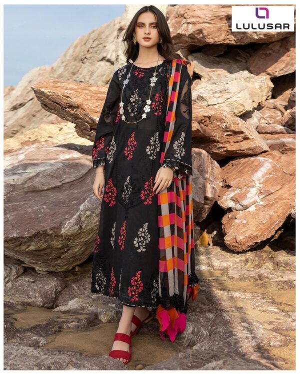 LULUSAR Digital Printed 2-Piece Silk Suit