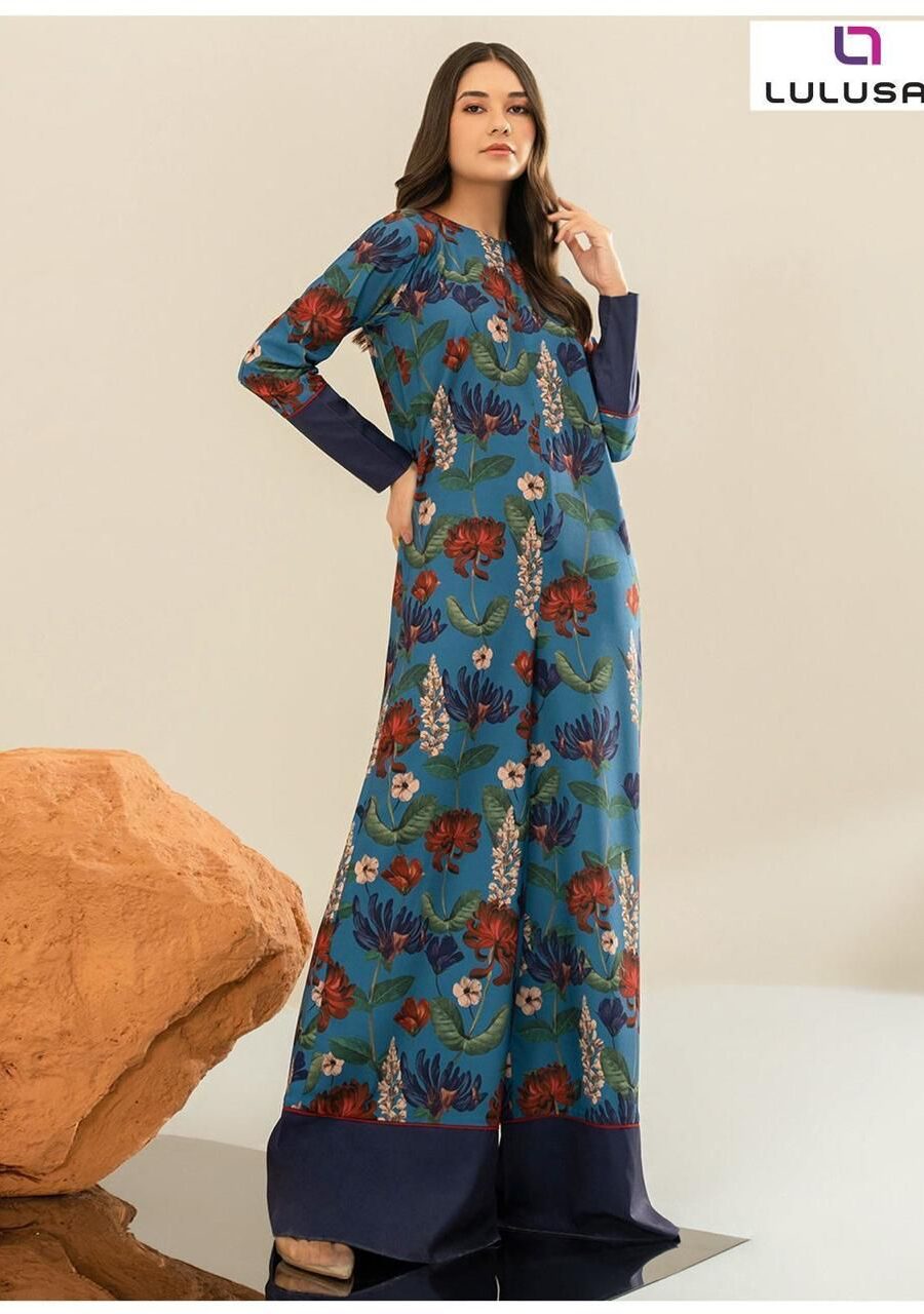 LULUSAR Digital Printed 2-Piece Silk Suit