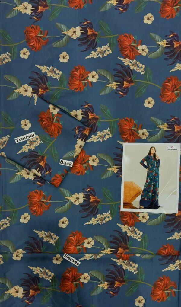 LULUSAR Digital Printed 2-Piece Silk Suit - Image 2
