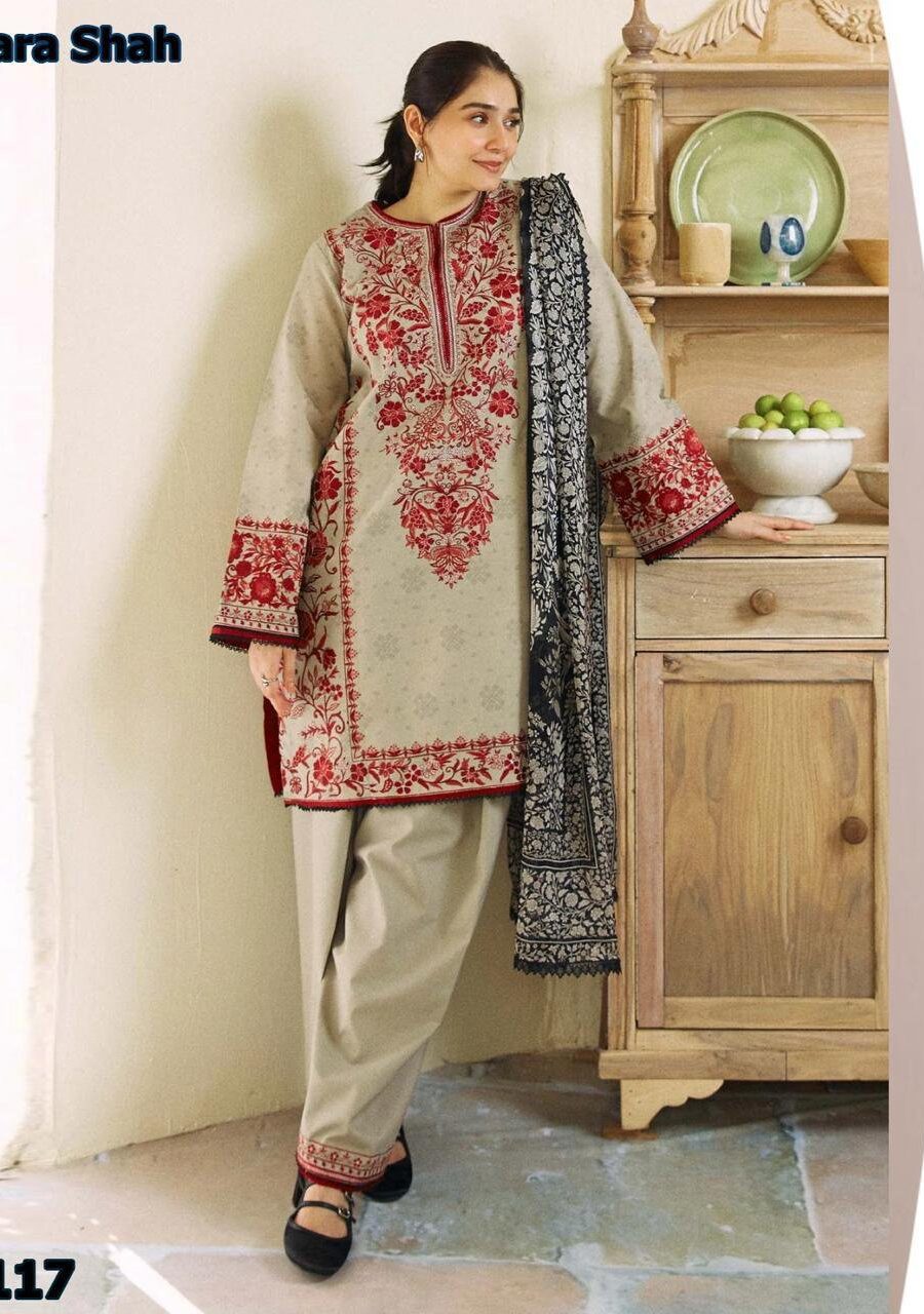 Zara shah 3pc Heavy embdry and Hit article