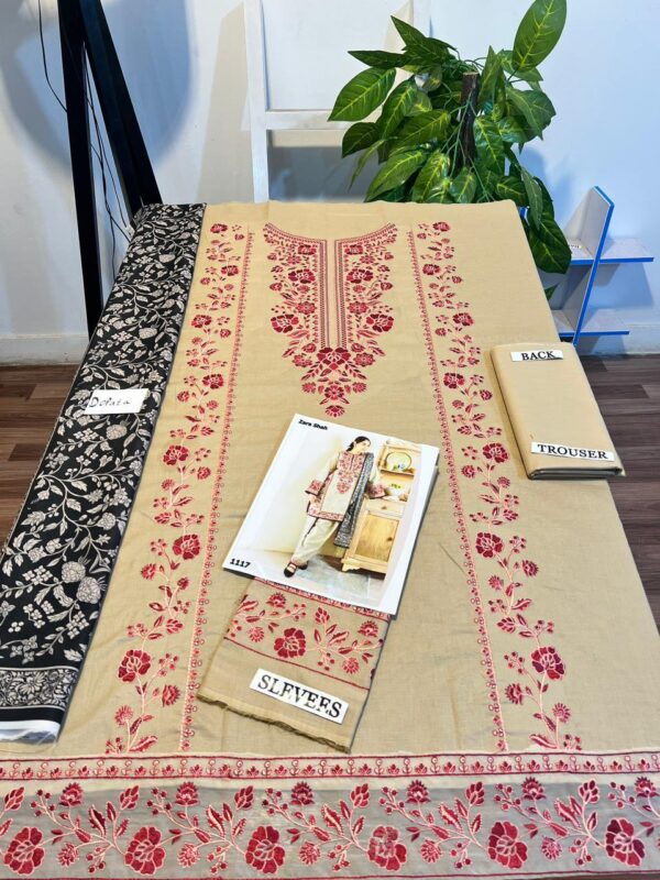 Zara shah 3pc Heavy embdry and Hit article - Image 4