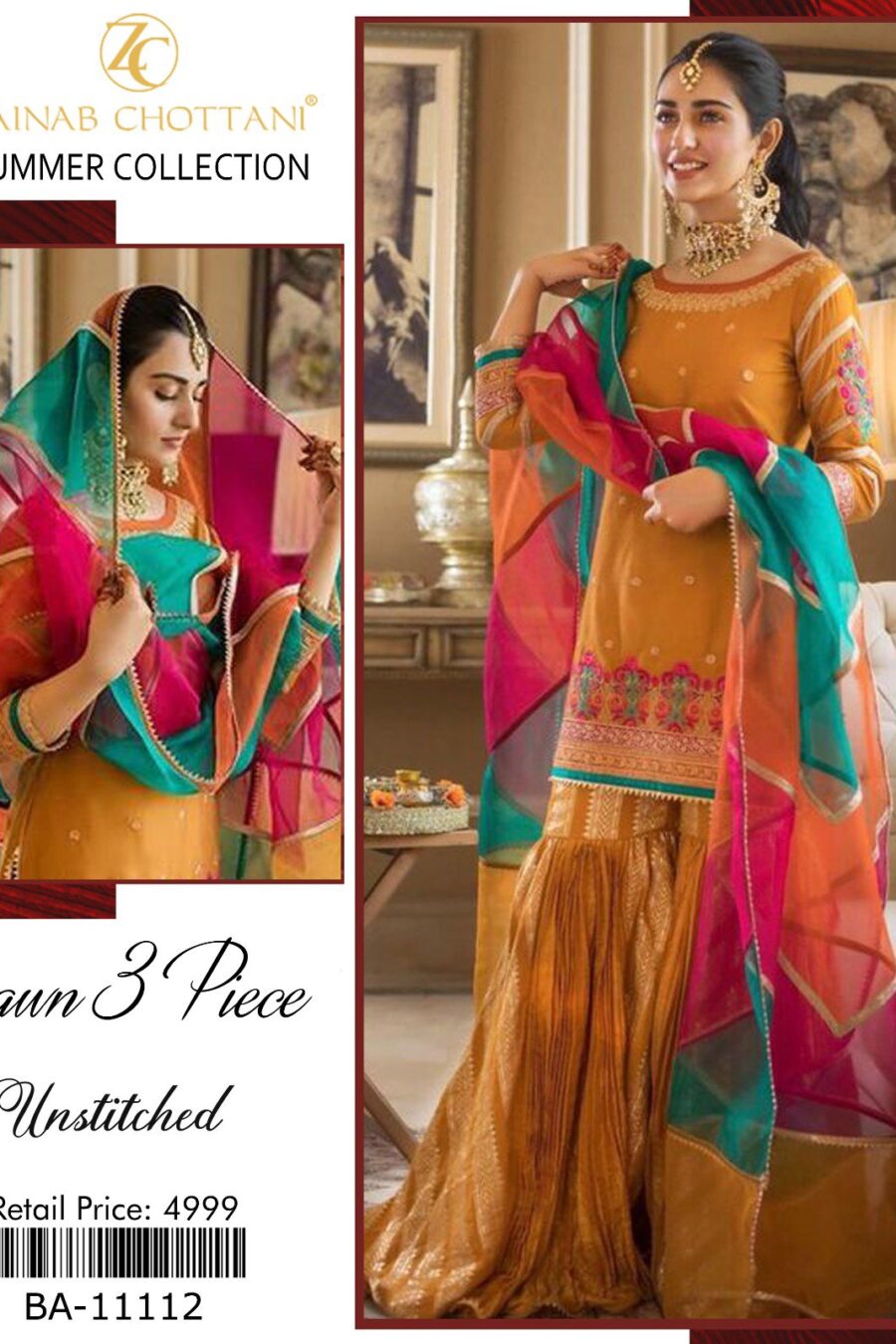 Zainab Chottani beautiful woman's collection