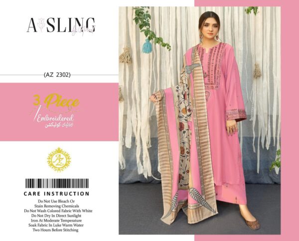 ASLING LAWN  WITH  DIGITAL Diamond DUPATTA