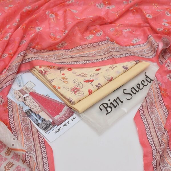 Bin Saeed 20+ Suit bana Dora Opening 2025 Bin Saeed Printed 3pc bana Dora Collection - Image 39