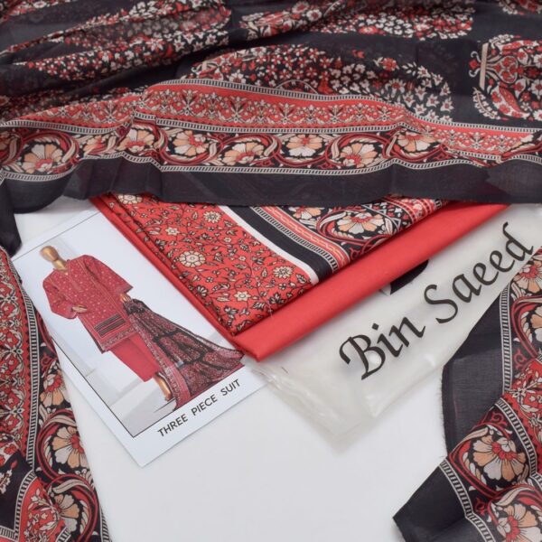 Bin Saeed 20+ Suit bana Dora Opening 2025 Bin Saeed Printed 3pc bana Dora Collection - Image 20