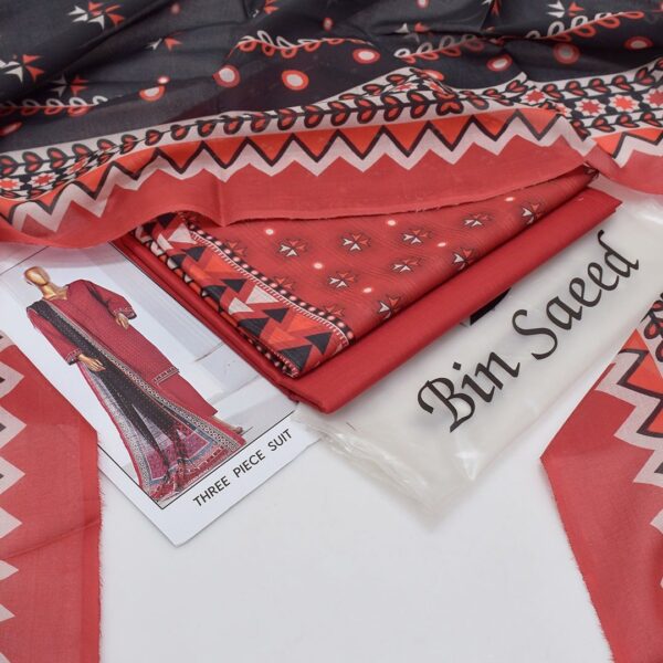 Bin Saeed 20+ Suit bana Dora Opening 2025 Bin Saeed Printed 3pc bana Dora Collection - Image 22
