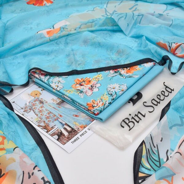 Bin Saeed 20+ Suit bana Dora Opening 2025 Bin Saeed Printed 3pc bana Dora Collection - Image 33