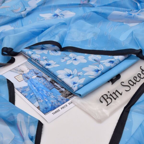 Bin Saeed 20+ Suit bana Dora Opening 2025 Bin Saeed Printed 3pc bana Dora Collection - Image 11