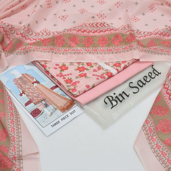 Bin Saeed 20+ Suit bana Dora Opening 2025 Bin Saeed Printed 3pc bana Dora Collection - Image 15