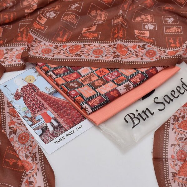 Bin Saeed 20+ Suit bana Dora Opening 2025 Bin Saeed Printed 3pc bana Dora Collection - Image 38