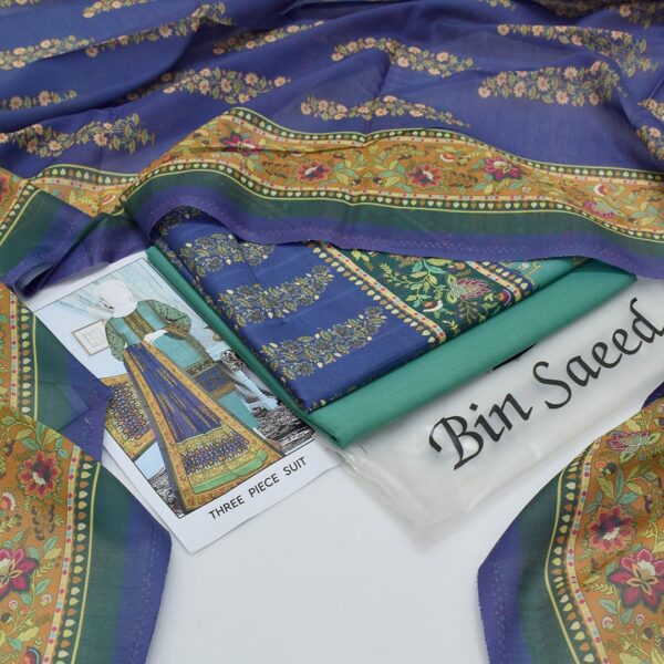 Bin Saeed 20+ Suit bana Dora Opening 2025 Bin Saeed Printed 3pc bana Dora Collection - Image 18