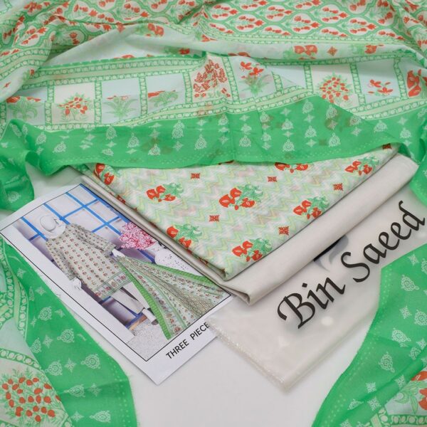 Bin Saeed 20+ Suit bana Dora Opening 2025 Bin Saeed Printed 3pc bana Dora Collection - Image 8