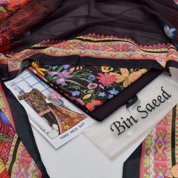 Bin Saeed 20+ Suit bana Dora Opening 2025 Bin Saeed Printed 3pc bana Dora Collection - Image 25