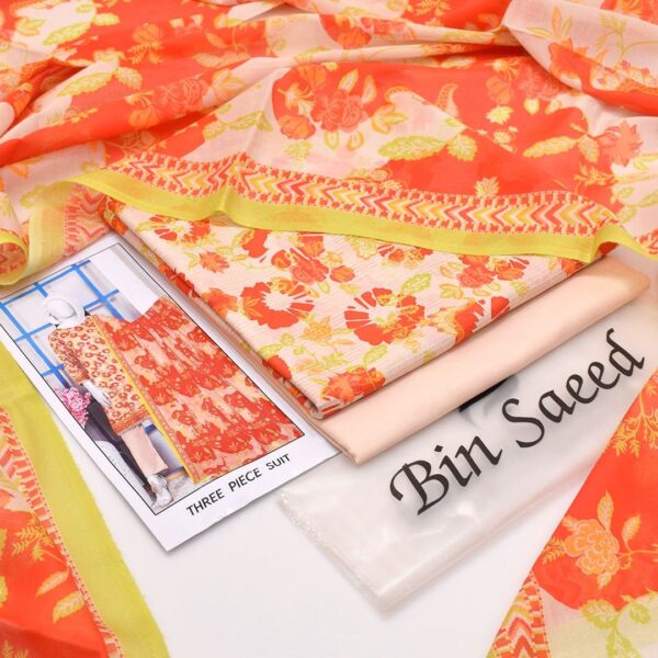 Bin Saeed 20+ Suit bana Dora Opening 2025 Bin Saeed Printed 3pc bana Dora Collection - Image 27