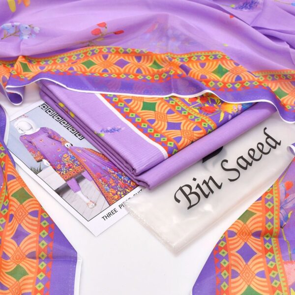 Bin Saeed 20+ Suit bana Dora Opening 2025 Bin Saeed Printed 3pc bana Dora Collection - Image 28