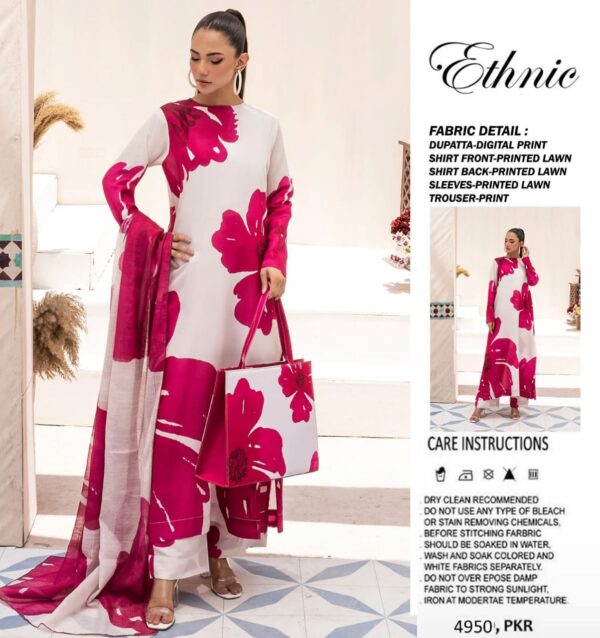 ETHNIC - AIRJET LAWN DIGITAL PRINT ALLOVER 3PC VOLUME