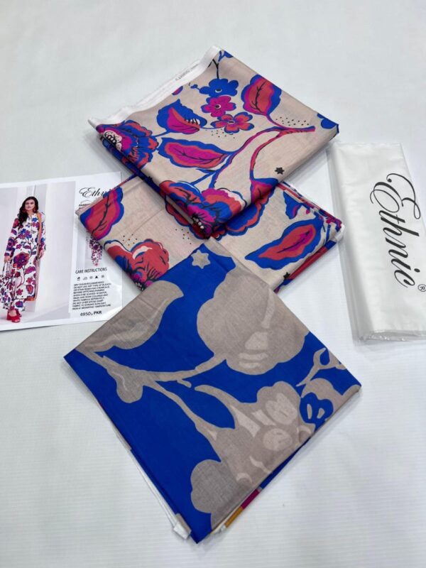 ETHNIC - AIRJET LAWN DIGITAL PRINT ALLOVER 3PC VOLUME - Image 2