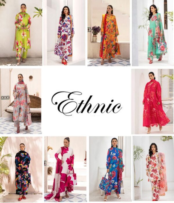 ETHNIC - AIRJET LAWN DIGITAL PRINT ALLOVER 3PC VOLUME