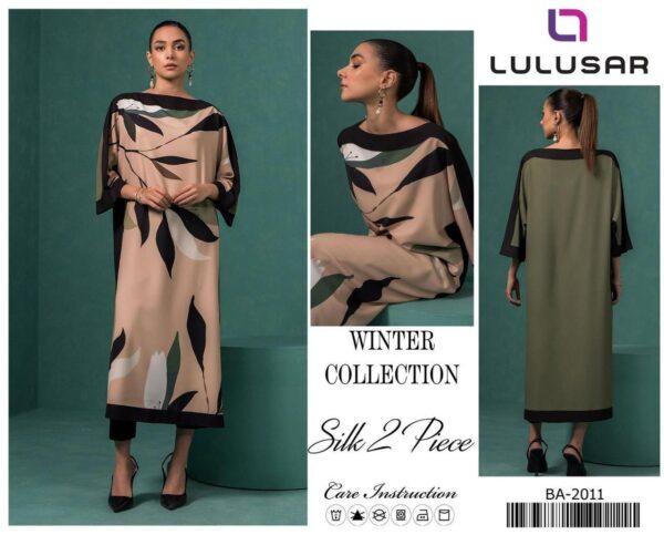 LULUSAR Digital Printed 2-Piece Silk Suit