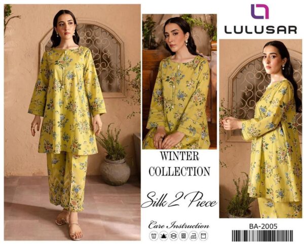LULUSAR Digital Printed 2-Piece Silk Suit