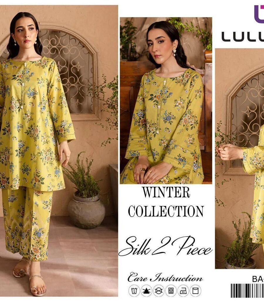 LULUSAR Digital Printed 2-Piece Silk Suit