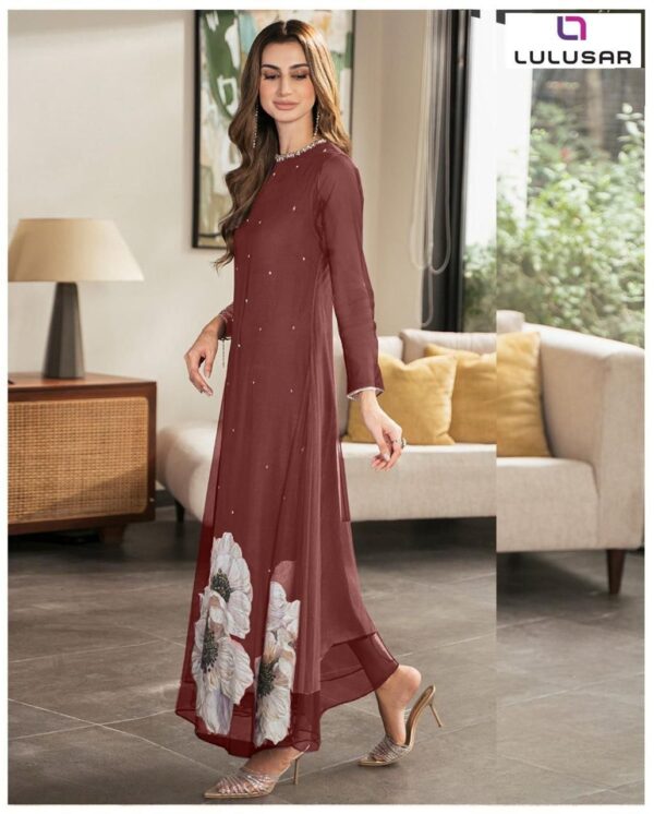 LULUSAR Digital Printed 2-Piece Silk Suit
