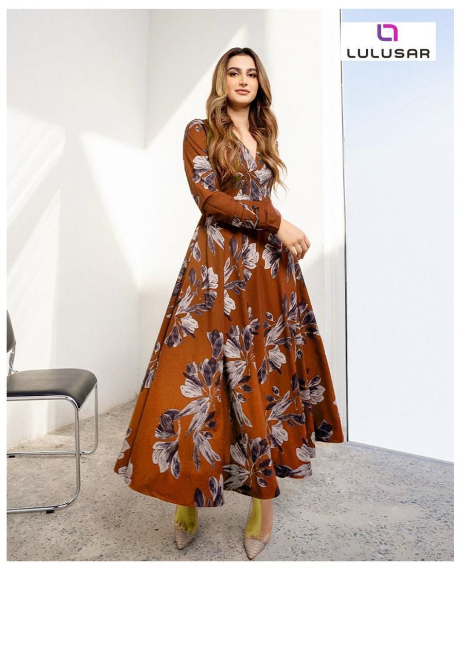LULUSAR Digital Printed 2-Piece Silk Suit