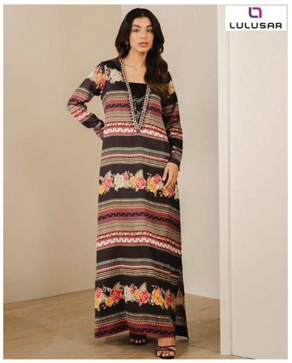 LULUSAR Digital Printed 2-Piece Silk Suit