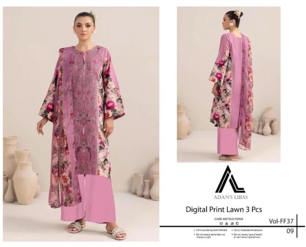 ADAN LIBAS AIRJET LAWN DIGITAL PRINT VOLUME 3Pc - Image 6