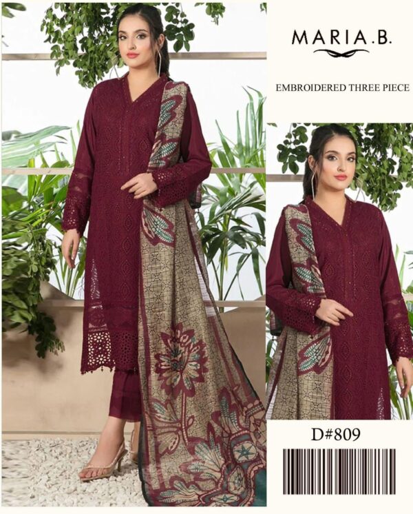 MARIA B  LAWN  WITH  DIGITAL Daimond Code:809 DUPATTA MOST DEMANDING ARTICLE