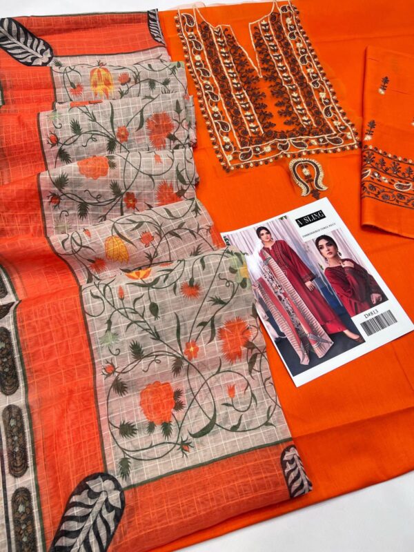 ASLING LAWN  WITH  DIGITAL Diamond DUPATTAMOST DEMANDING ARTICLECode:813/814 - Image 2